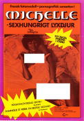 Michelle sexhungrigt lyxdjur 1976 poster Dominique St Pierre Leslie Hughes James Kral Jon Gregory