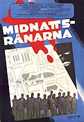 Midnattsrånarna 1967 poster Daniel Ivernel Michel Constantin Alain Cavalier Poliser