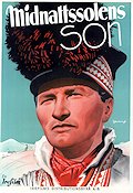 Midnattssolens son 1939 poster Rolf Husberg Dokumentärer Berg Eric Rohman art