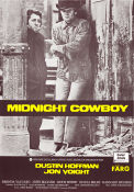 Midnight Cowboy 1969 poster Dustin Hoffman Jon Voight Sylvia Miles John Schlesinger