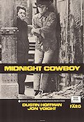 Midnight Cowboy 1969 poster Dustin Hoffman Jon Voight Sylvia Miles John Schlesinger