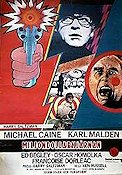 Miljondollarhjärnan 1968 poster Michael Caine Agenter