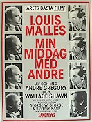 Min middag med Andre 1981 poster Andre Gregory Louis Malle