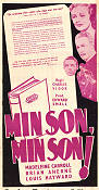 Min son min son 1949 poster Madeleine Carroll Brian Aherne Louis Hayward Charles Vidor