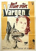 Min vän vargen 1945 poster Sharyn Moffett Hundar