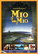 Mio min Mio 1987 poster Christian Bale Timothy Bottoms Christopher Lee Stig Engström Vladimir Grammatikov Text: Astrid Lindgren
