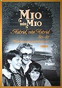 Mio min Mio Astrid 8o år 1987 poster Text: Astrid Lindgren