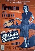 Miss Sadie Thompson 1954 poster Rita Hayworth