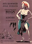 Miss Sadie Thompson 1954 poster Rita Hayworth José Ferrer