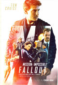Mission: Impossible Fallout 2018 poster Tom Cruise Henry Cavill Ving Rhames Christopher McQuarrie