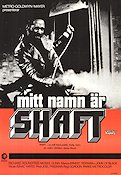 Mitt namn är Shaft 1971 poster Richard Roundtree Moses Gunn Isaac Hayes Gordon Parks Black Cast