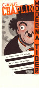 Moderna tider 1936 poster Paulette Goddard Henry Bergman Charlie Chaplin