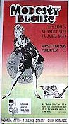 Modesty Blaise 1966 poster Monica Vitti Terence Stamp Agenter Från serier