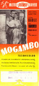 Mogambo 1953 poster Clark Gable Ava Gardner Grace Kelly John Ford Hitta mer: Africa