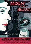 Moln över Hellesta 1956 poster Anita Björk Birger Malmsten Rolf Husberg Konstaffischer