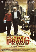 Monsieur Ibrahim et les fleurs du Coran 2003 poster Omar Sharif Pierre Boulanger Gilbert Melki Francois Dupeyron