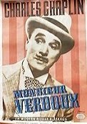 Monsieur Verdoux 1947 poster Mady Correll Allison Roddan Charlie Chaplin