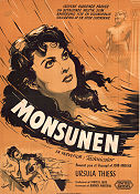 Monsoon 1952 poster Ursula Thiess Diana Douglas Rod Amateau Asien