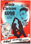 Monte Christos hämnd 1953 poster Jorge Mistral Elina Colomer Santiago Gomez Cou Leon Klimovsky Filmen från: Mexico
