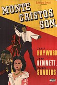 Monte Cristos son 1941 poster Joan Bennett