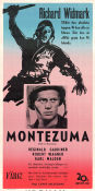 Montezuma 1951 poster Richard Widmark Jack Palance Reginald Gardiner Lewis Milestone