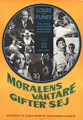 Moralens väktare gifter sej 1968 poster Louis de Funes Jean Lefebvre Genevieve Grad Jean Girault