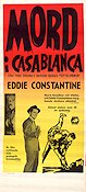 Mord i Casablanca 1953 poster Eddie Constantine