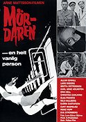 Mördaren 1967 poster Lars Ekborg Arne Mattsson