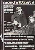 Mordvittnet 1971 poster Max von Sydow Trevor Howard Liv Ullman Per Oscarsson Laslo Benedek