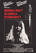 Mörka natt blodiga nyårsnatt 1981 poster Jamie Lee Curtis David Copperfield Roger Spottiswoode