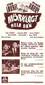 Mörklagt hela dan 1943 poster Laurel and Hardy Helan och Halvan Edgar Kennedy Edward Sedgwick