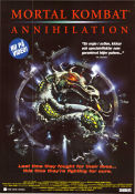 Mortal Kombat: Annihilation 1997 poster Robin Shou Talisa Soto James Remar John R Leonetti