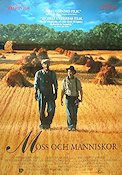 Möss och människor 1992 poster John Malkovich Gary Sinise Text: John Steinbeck