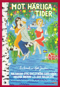 Mot härliga tider 1983 poster Pia Green Stig Engström Kjell Jerselius Affischkonstnär: Lennart Jirlow Konstaffischer Skärgård