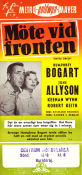 Möte vid fronten 1953 poster Humphrey Bogart June Allyson Keenan Wynn Richard Brooks
