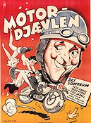 Motorkavaljerer 1949 poster Åke Söderblom Viveca Serlachius Rut Holm Stig Järrel Carl-Gustaf Lindstedt Elof Ahrle Motorcyklar