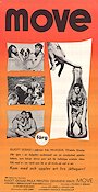 Move 1970 poster Elliott Gould Paula Prentiss Genevieve Waite Stuart Rosenberg