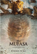 Mufasa lejonkungen 2024 poster Aaron Pierre Barry Jenkins Animerat Katter