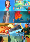 Mulan 1998 lobbykort Animerat