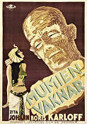 Mumien vaknar 1932 poster Boris Karloff Zita Johann