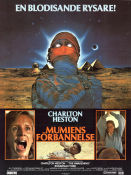 Mumiens förbannelse 1980 poster Charlton Heston Susannah York Jill Townsend Mike Newell