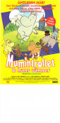 Mumintrolle och hans vänner 1992 poster Hiroshi Saito Text: Tove Jansson Animerat