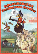 Münchhausens fantastiska äventyr 1978 poster Jean Image Animerat