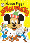 Musse Piggs jubelpartaj 1970 poster Musse Pigg Mickey Mouse Affischkonstnär: Walter Bjorne