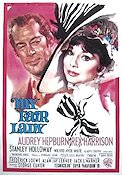 My Fair Lady 1964 poster Audrey Hepburn Rex Harrison George Cukor Text: George Bernard Shaw Musik: Alan Jay Lerner Musik: Frederick Loewe Musikaler Romantik