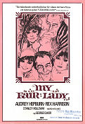 My Fair Lady 1964 poster Audrey Hepburn Rex Harrison George Cukor Text: George Bernard Shaw Musik: Alan Jay Lerner Musik: Frederick Loewe Musikaler Romantik