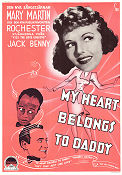 My Heart Belongs to Daddy 1942 poster Mary Martin Jack Benny Rochester Robert Siodmak