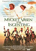 Mycket väsen för ingenting 1993 poster Emma Thompson Keanu Reeves Kenneth Branagh Text: William Shakespeare Romantik