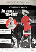 Myra Breckinridge 1971 poster Raquel Welch Mae West John Huston Damer