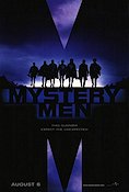 Mystery Men 1999 poster Ben Stiller Janeane Garofalo William H Macy Hank Azaria Kinka Usher Från serier
